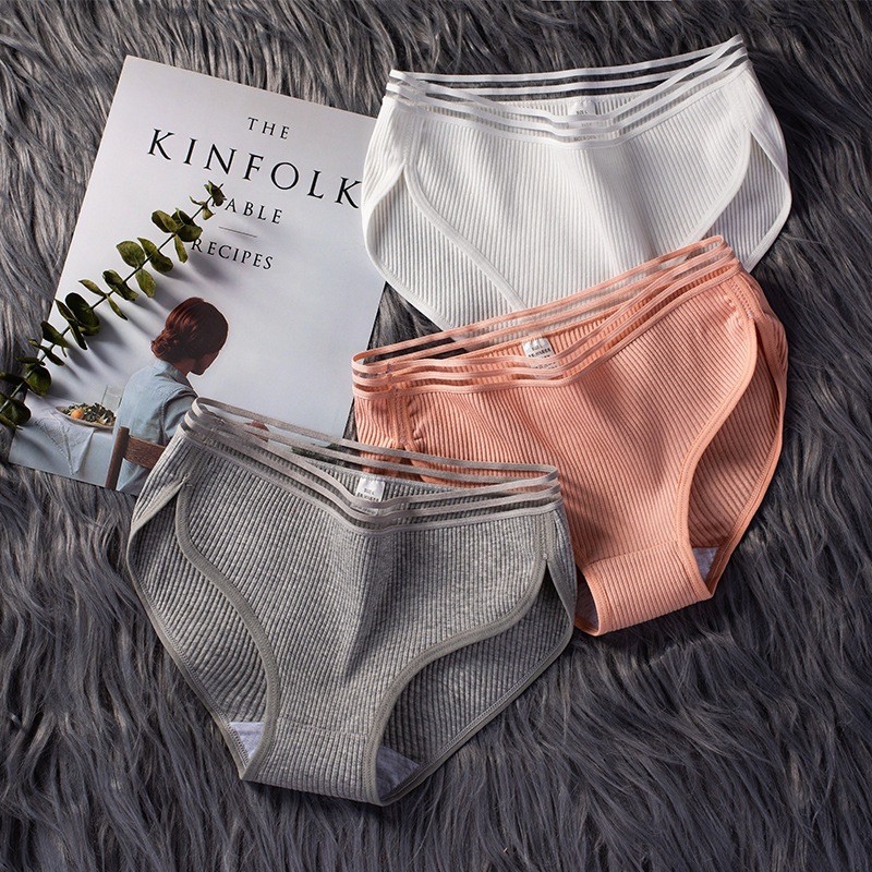 Quần Lót Cotton Tăm Viền Lượn Kháng Khuẩn Xuất Nhật Cao Cấp TOPBRA | BigBuy360 - bigbuy360.vn