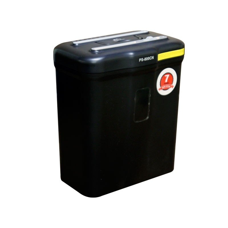 Máy hủy tài liệu mini tự động cắt giấy tự động 8-10 tờ/lần Silicon, máy hủy giấy sợi nhỏ hủy CD,DVD