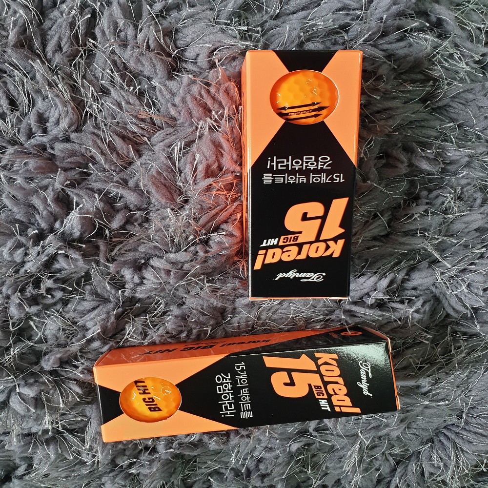 Bóng chơi golf nhiều màu thương hiệu TAMIYD Hàn Quốc 1 hộp 3 quả– Big Hit 15 Golf Ball