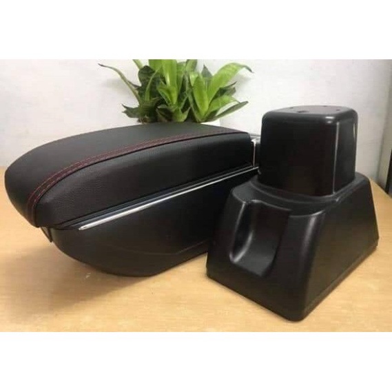 Hộp tỳ tay xe Honda Brio cao cấp tích hợp cổng sạc USB - Bảo hành 12 tháng dự bị