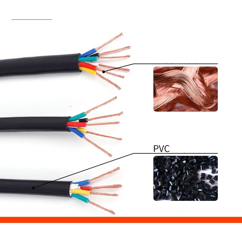 Cáp tín hiệu RVV 3, 4, 5 lõi