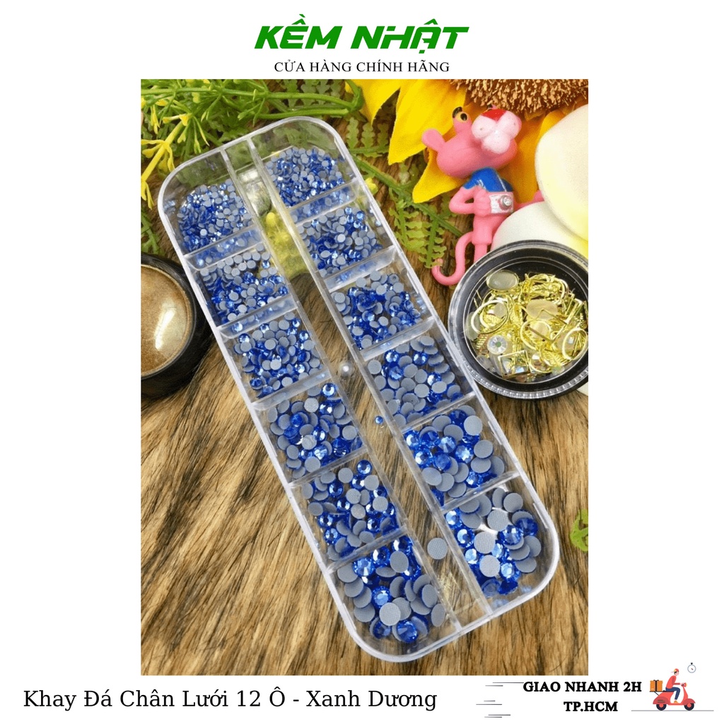 Khay Đá Chân Keo Lưới Mix Size, Mix Size Có Nhiều Mã Màu - Đính Móng, Trang Trí Móng