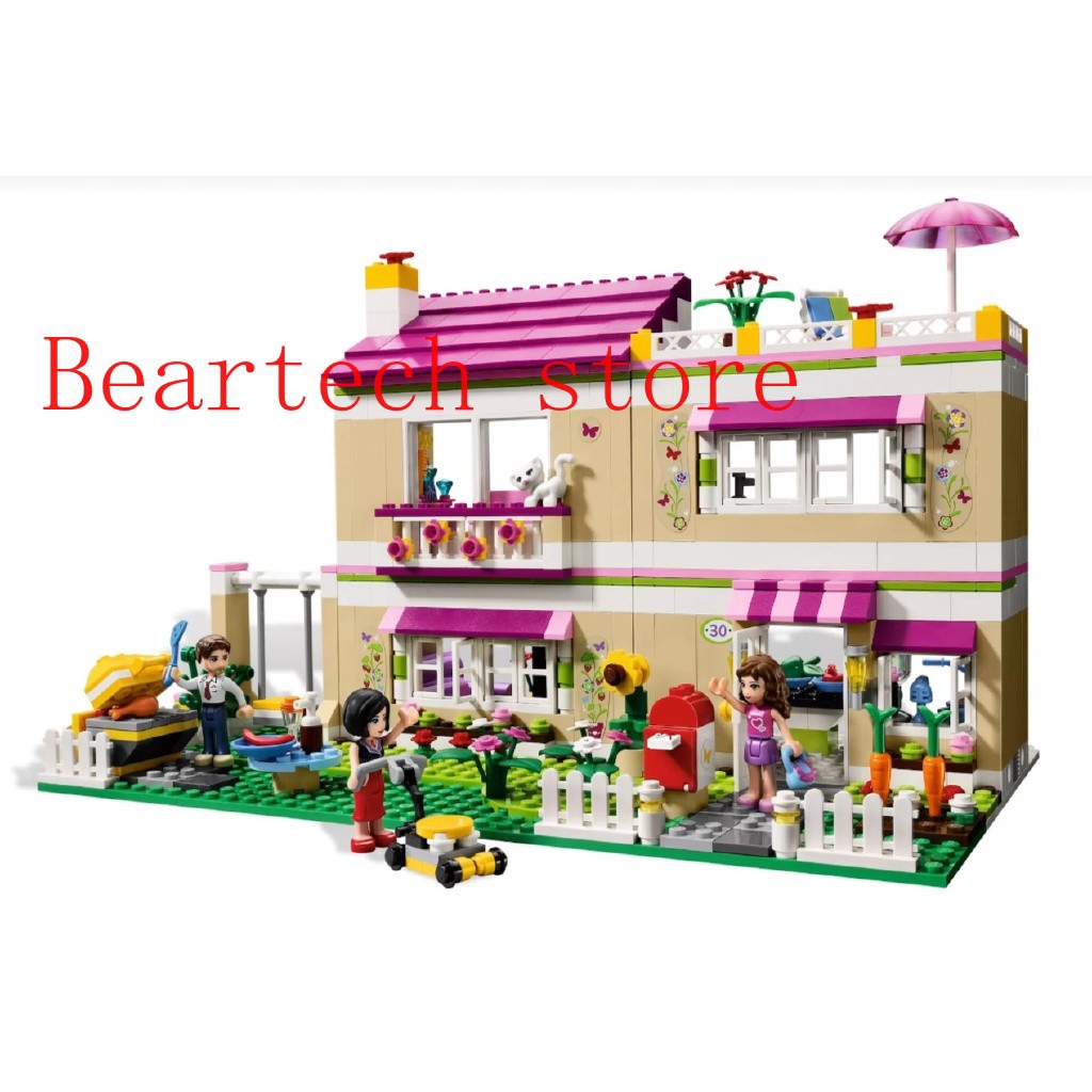 BELA 10164 Girl Friends Oliver's House  Building Blocks Bricks Toys Compatible Lego 3315