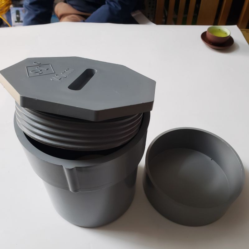 Bộ bịt xả thông tắc, bịt chụp 140 chế lọc bể cá, thủy sinh loại xịn gioăng cao su siêu dày