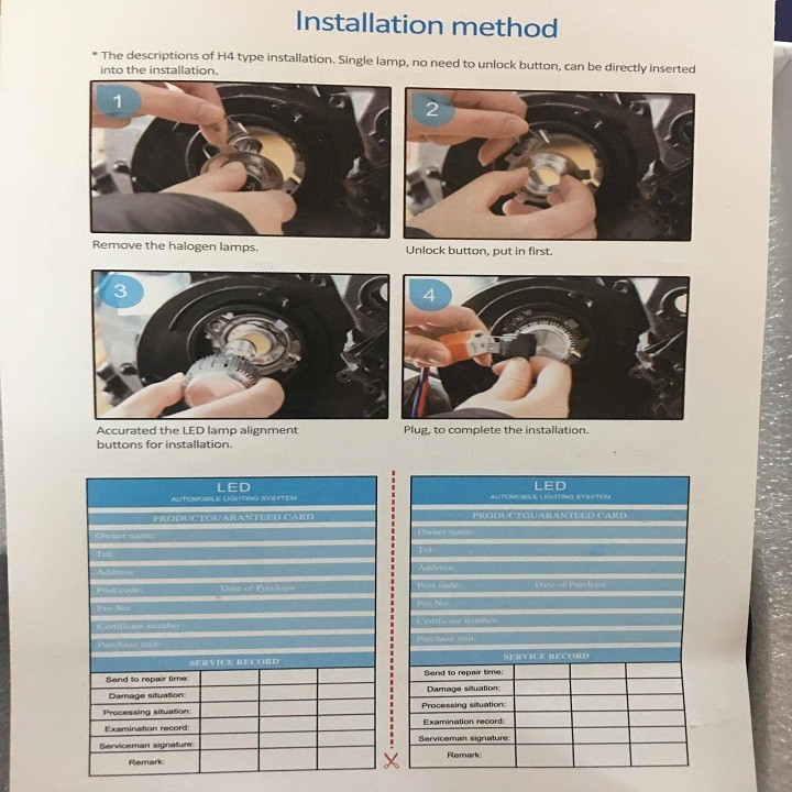 Đèn Pha Led H4 | Đèn Led Xe Máy