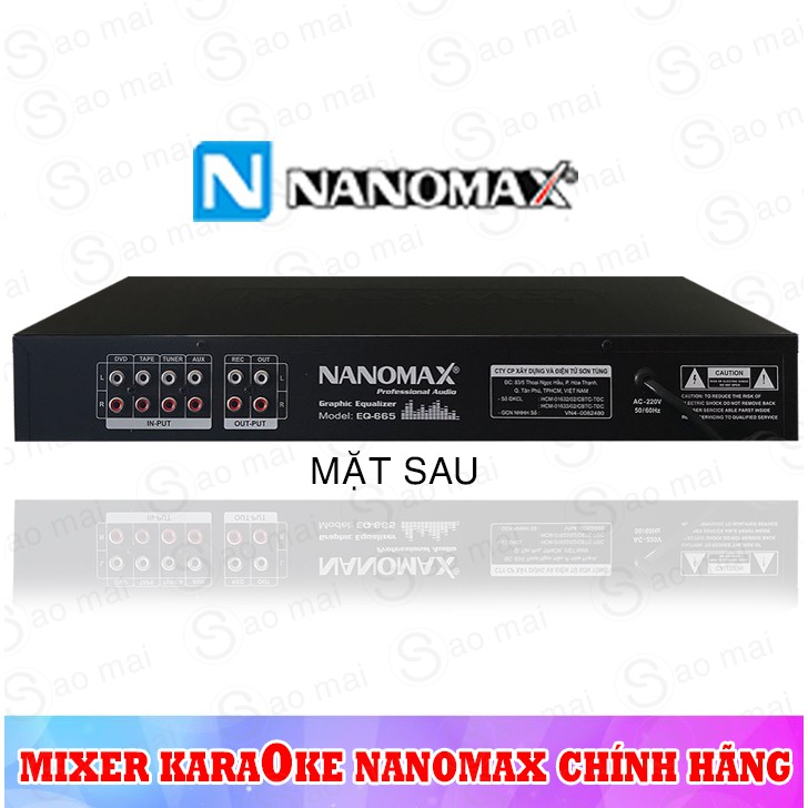 Đầu lọc xì Equalizer Nanomax EQ-665 Lọc Tiếng Cực Chuẩn