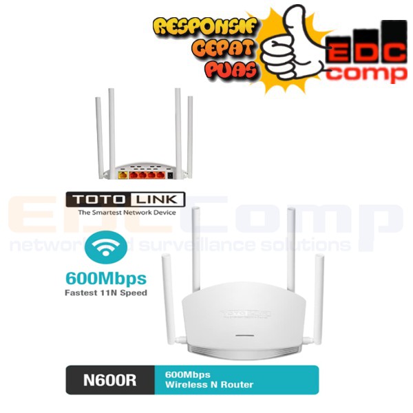 Toto Link N600r 600mbps Bộ Định Tuyến Không Dây Chuyên Dụng