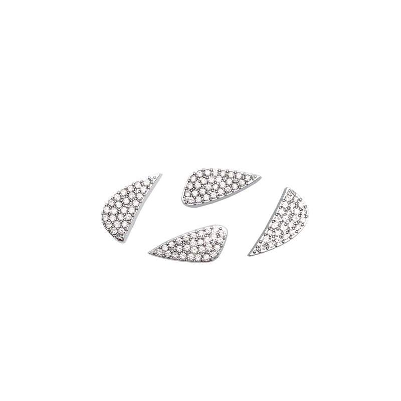 Logo Đính Đá Lấp Lánh Trang Trí Vô Lăng Xe Hơi Hyundai Honda Toyota Ford Kia