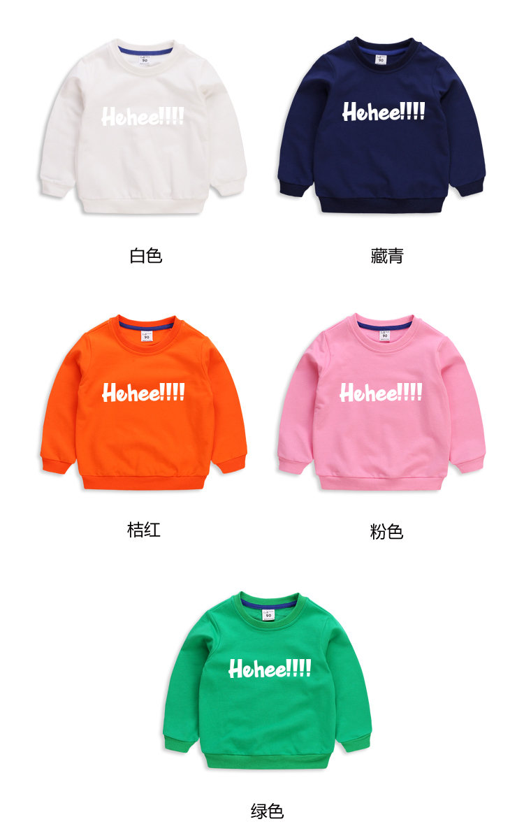 Áo Sweater Tay Dài Chất Cotton Hoạ Tiết Hoạt Hình Thời Trang Mùa Thu Cho Bé 10 Màu Lựa Chọn