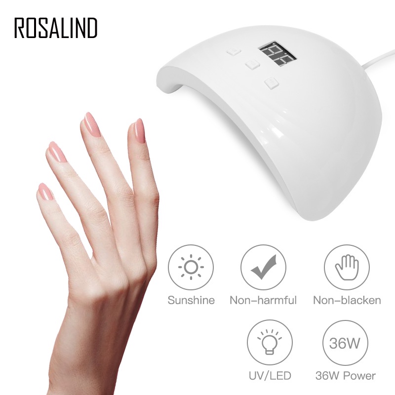 Đèn sấy khô móng tay ROSALIND gồm 18 bóng LED UV