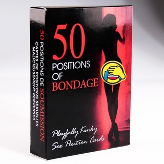 50 Position Of Bondage Cards - 50 sắc thái vui vẻ với đối tác, thỏa sức tưởng tượng