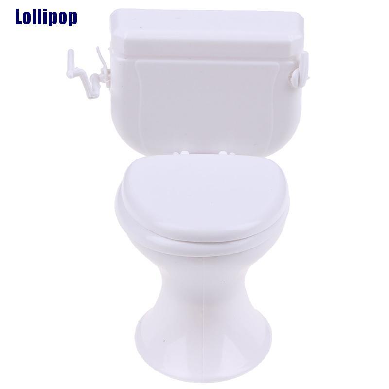 Mô hình bồn cầu mini trang trí nhà búp bê thiết kế độc đáo