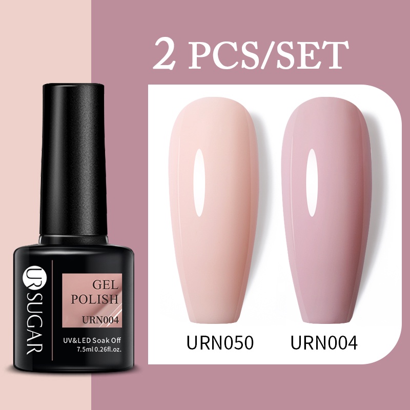 Set 2 lọ sơn gel UV UR SUGAR 7.5ml nhiều màu