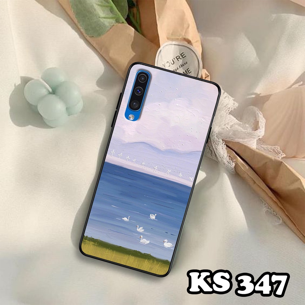 Ốp lưng Samsung A50 - A50s - A70 - A70s - Ốp Samsung in hình Cánh đồng hoa - Chất liệu TPU siêu bền