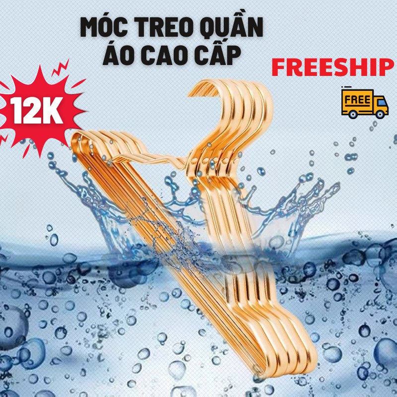 Móc Treo Quần Áo Kim Loại Mạ Vàng Cao Cấp Tiện Ích Mila Store