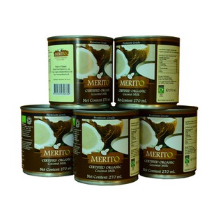 (Merito) - Nước cốt dừa Hữu cơ 270ml