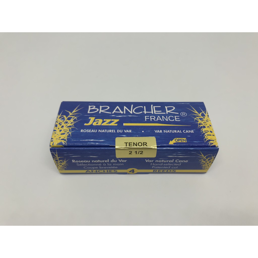 DĂM KÈN SAXOPHONE TENOR BRANCHER SIZE 2.5 - REED BRANCHER SAXOPHONE TENOR TJ25 STRENGTH 2.5