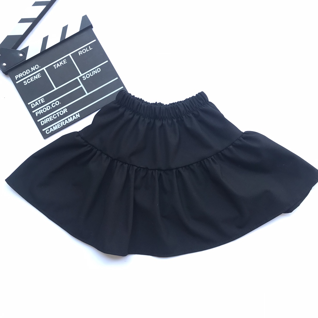 Chân Váy Xoè 2 Tầng Bé Gái Chất Umi Đẹp Xinh Co Giãn Tốt Size 10-35kg