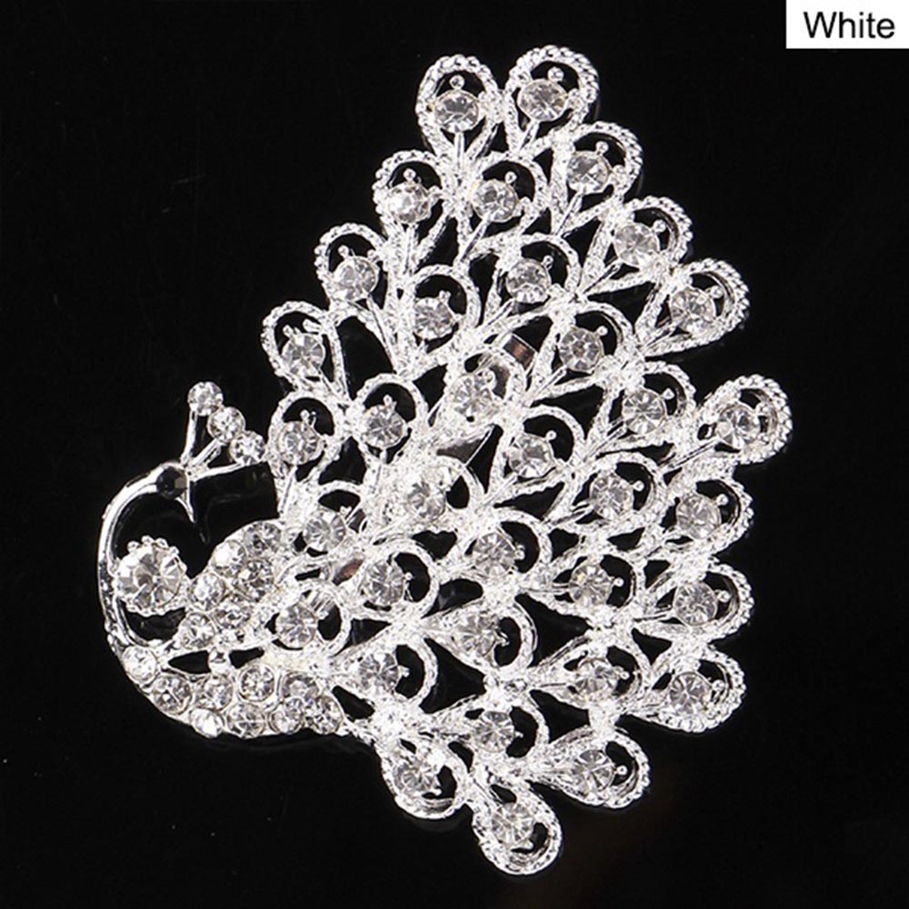 Ghim cài trang phục thiết kế hình động vật đính pha lê sang trọng