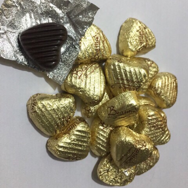 socola sỉ viên hình tim 1kg