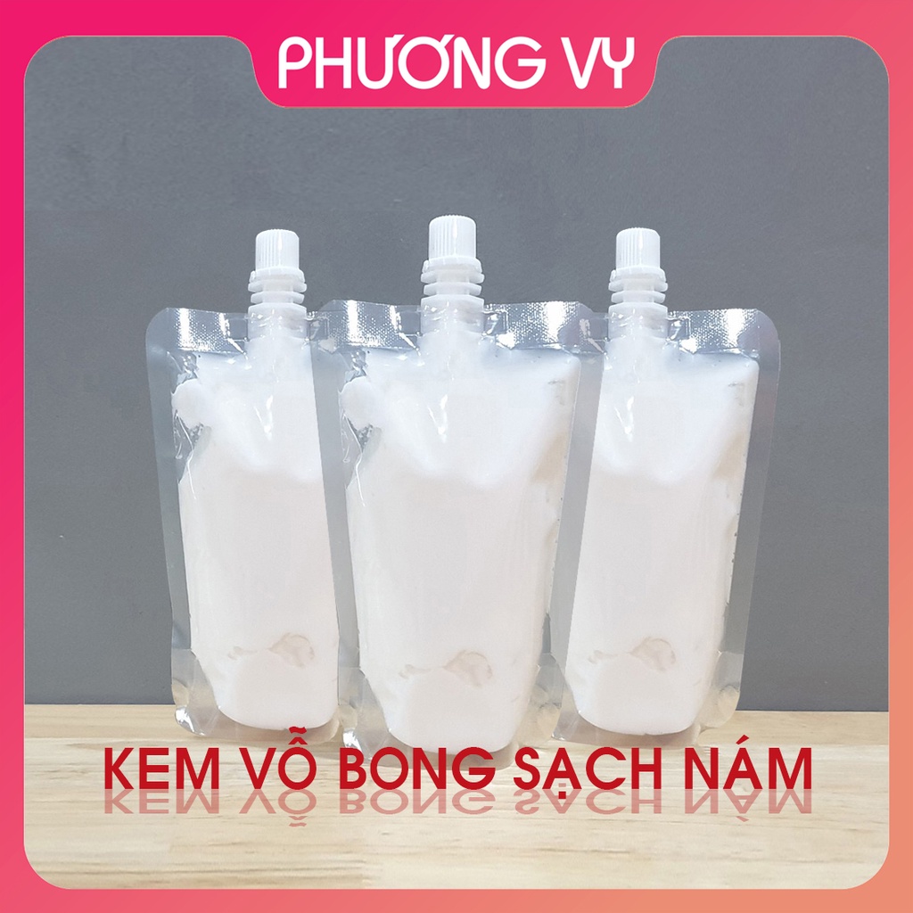 200g Kem vỗ bong, nguyên liệu SPA làm sạch nám và dưỡng trắng da, spa, kem nám.