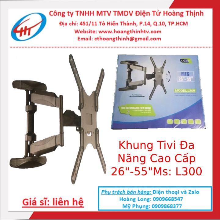 Khung Tivi Đa Năng Cao Cấp L300 26in đến 55in - L300/2655