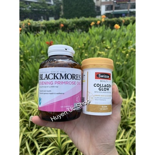 Tinh dầu hoa anh thảo Evening Primrose Oil Blackmores Úc 125 190 viên,hỗ trợ cân bằng nội tiết tố, làm đẹp da, tóc, móng