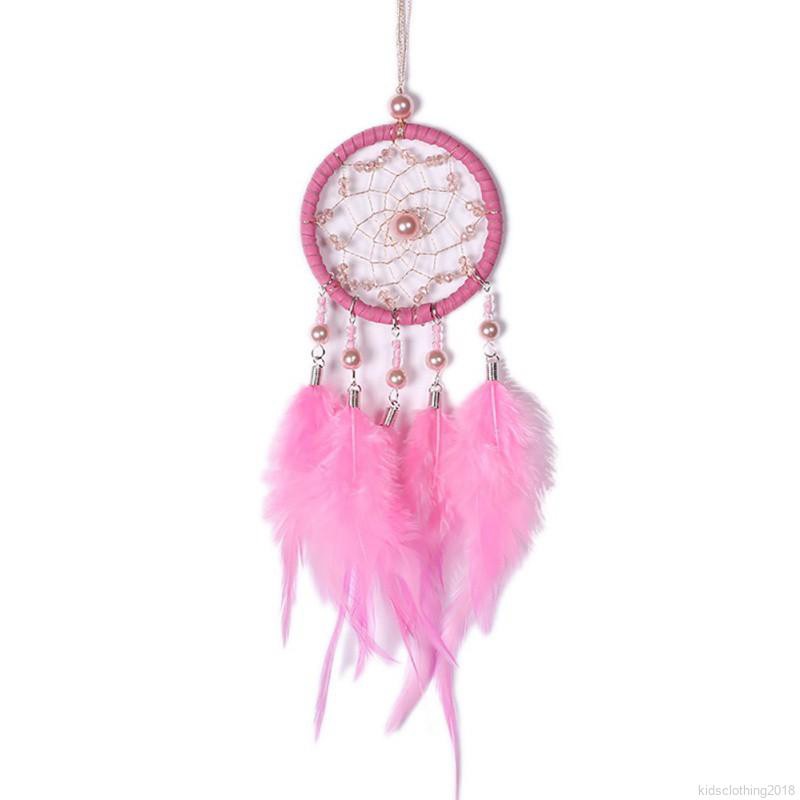 Dreamcatcher đính lông vũ handmade