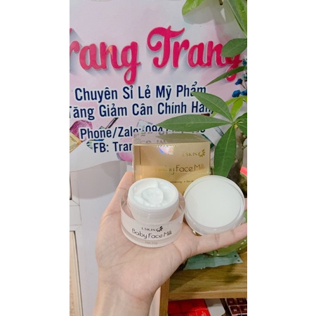 KEM BABY FACE MILK (kèm team chíng hãng)