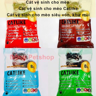 Cát vệ sinh cho mèo - Cát mèo Catlike - Cát vệ sinh cho mèo siêu vón, khử mùi
