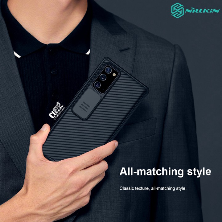 ỐP LƯNG SAMSUNG GALAXY NOTE 20 NILLKIN CAMSHIELD PRO BẢO VỆ CAMERA CHÍNH HÃNG