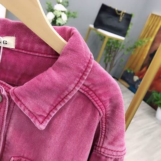 [OdER] Áo khoác jean mềm Hồng (có ảnh thật)