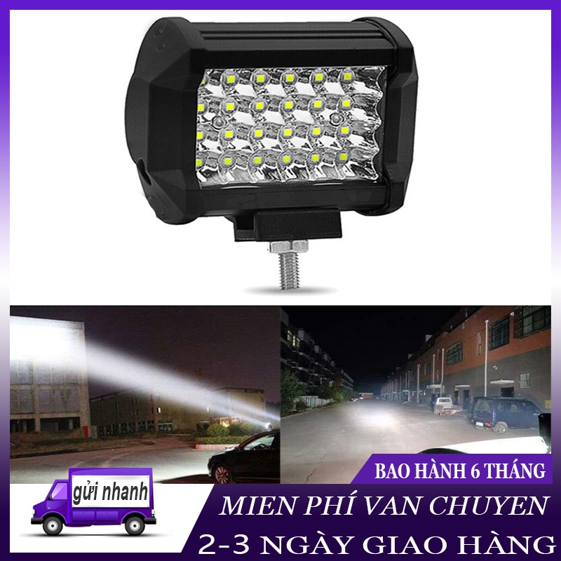 đèn led siêu sáng 4 inch công suất 200W 12V/24V  cho các loại tàu và xe hơi