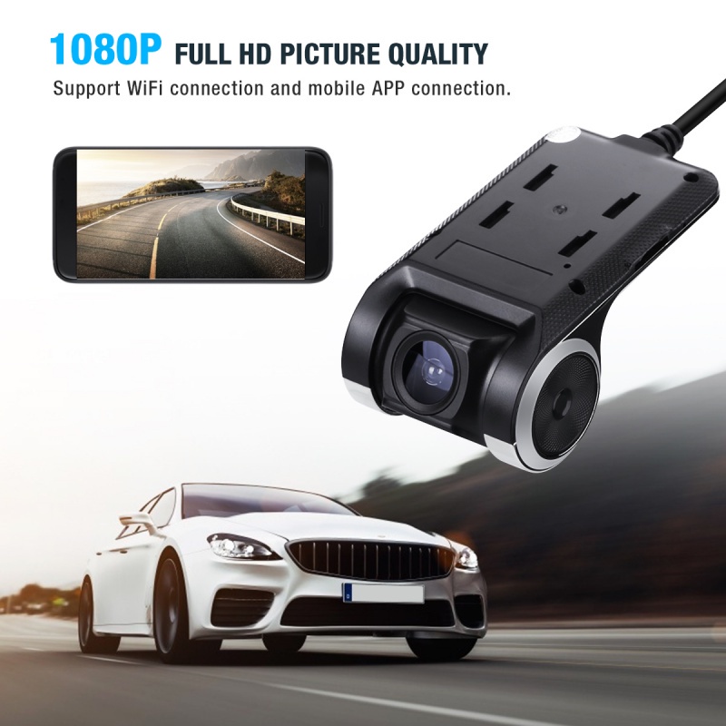 Camera hành trình xe hơi 1080P hỗ trợ định vị GPS