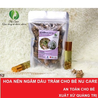 [QUẢNG TRỊ] Hoa Nén Ngâm Dầu Tràm Nu Care an toàn cho bé, tăng hiệu quả phòng ho, phòng cúm
