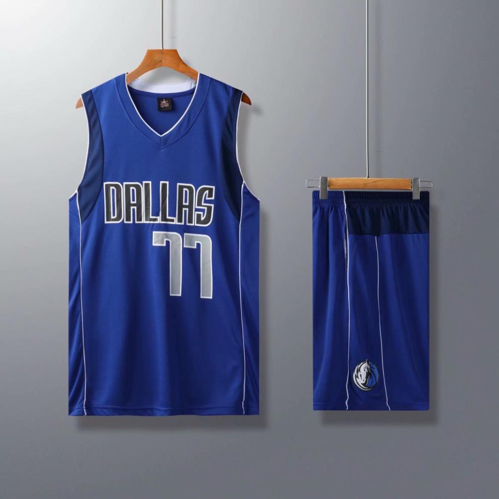 Bộ quần áo bóng rổ Dallas Mavericks - Bộ đồ bóng rổ NBA - Trang phục thi đấu bóng rổ - Bóng Rổ Chính Hãng ་