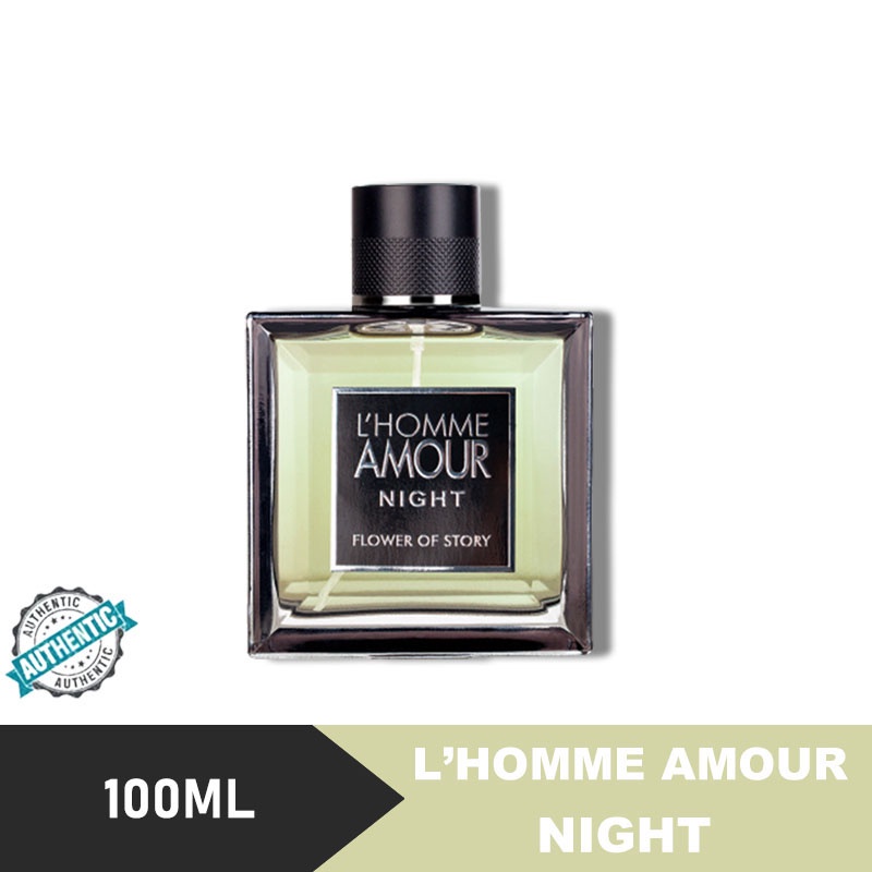 Nước Hoa Nam Cao Cấp  L’HOMME AMOUR NIGHT Hương Thơm Nhẹ Lôi Cuốn Chai 100ml - Barlow Store