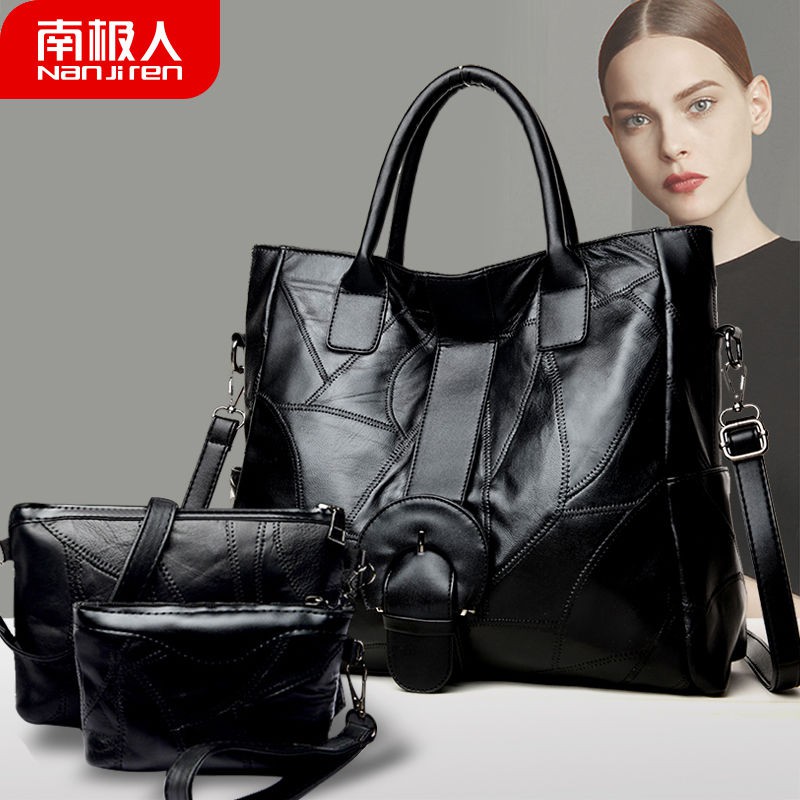 ♝ Túi xách nữ da thật Nam Cực Da cừu Túi lớn Túi Tote Túi xách Túi đeo vai dung tích lớn Túi xách nữ