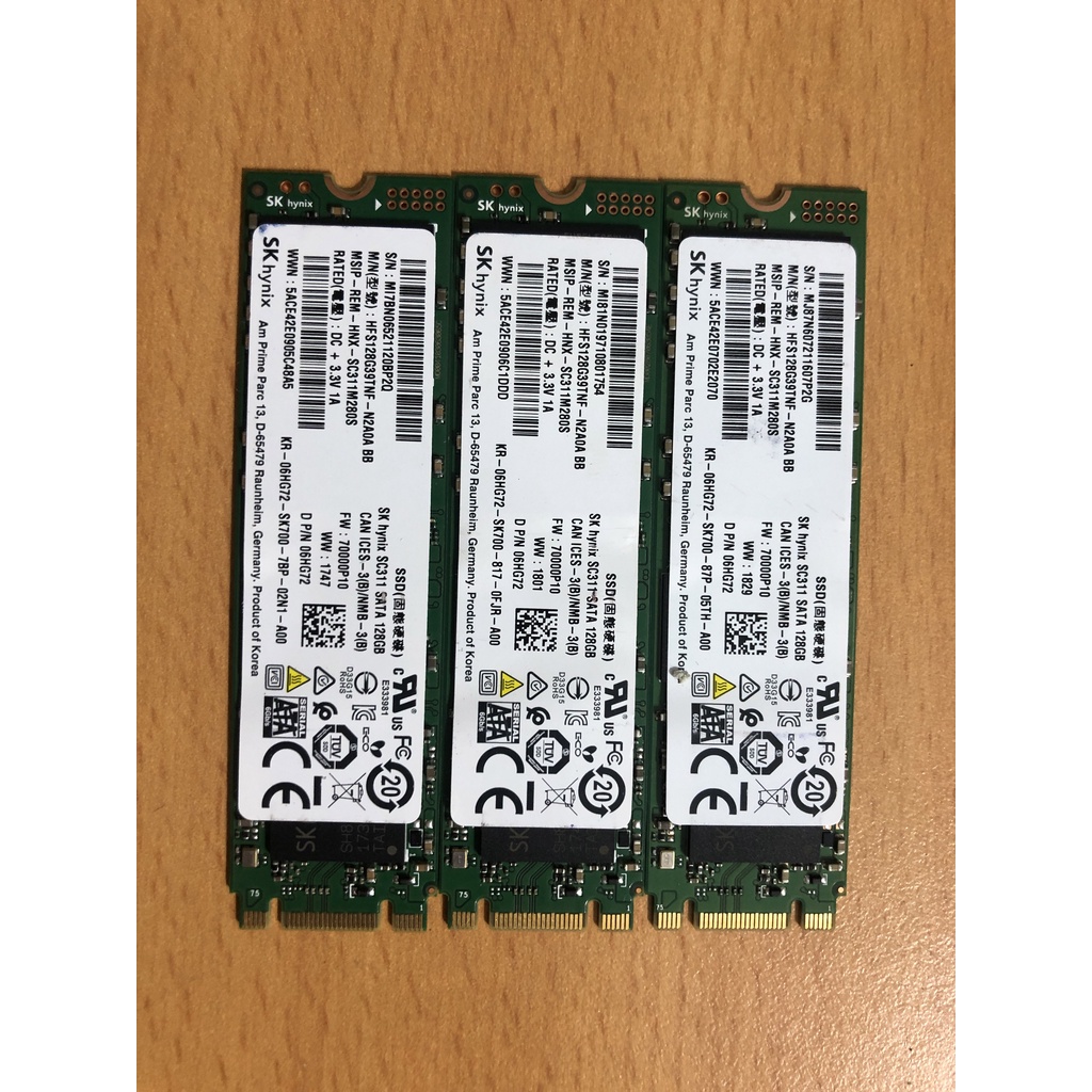 SSD M2 Sata 2280 128G 256 tháo máy