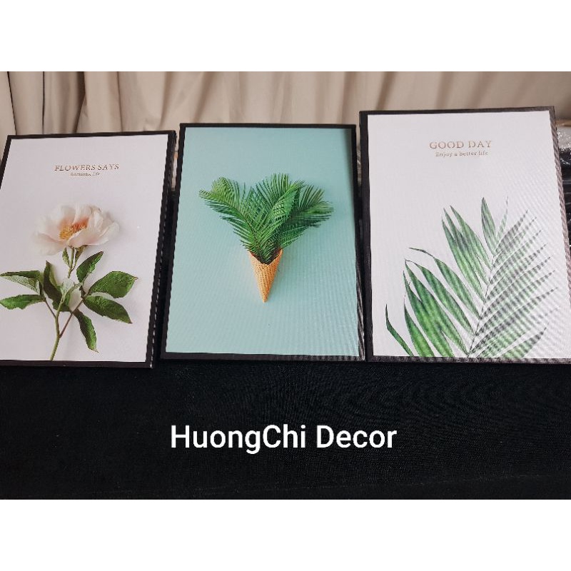 ⛔[SALE LỖ]⛔Tranh treo tường phòng ngủ, phòng khách decor đẹp - Bộ 3 bức canvas treo tường sale lỗ lấy tương tác