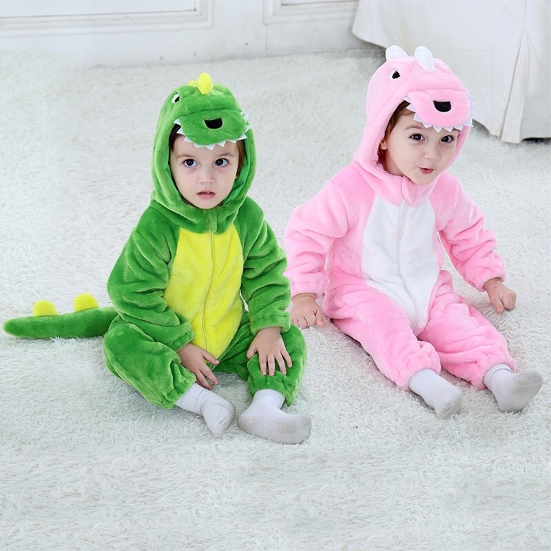 Body , Quần áo liền thân Hình lông thú cho bé trai gái
