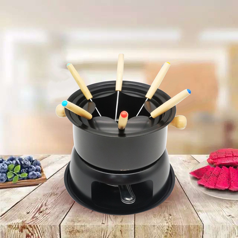 Ice Cream Chocolate Cheese Hot Pot Melting Pot Fondue Set