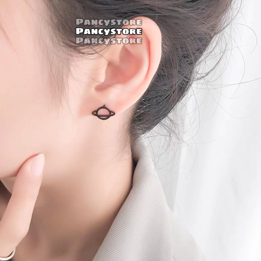 khuyên tai bông tai vũ trụ quả cầu ngôi sao
