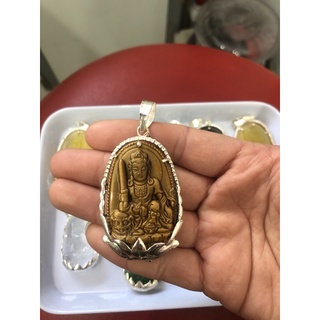 Mặt Phật bản mệnh bọc bạc