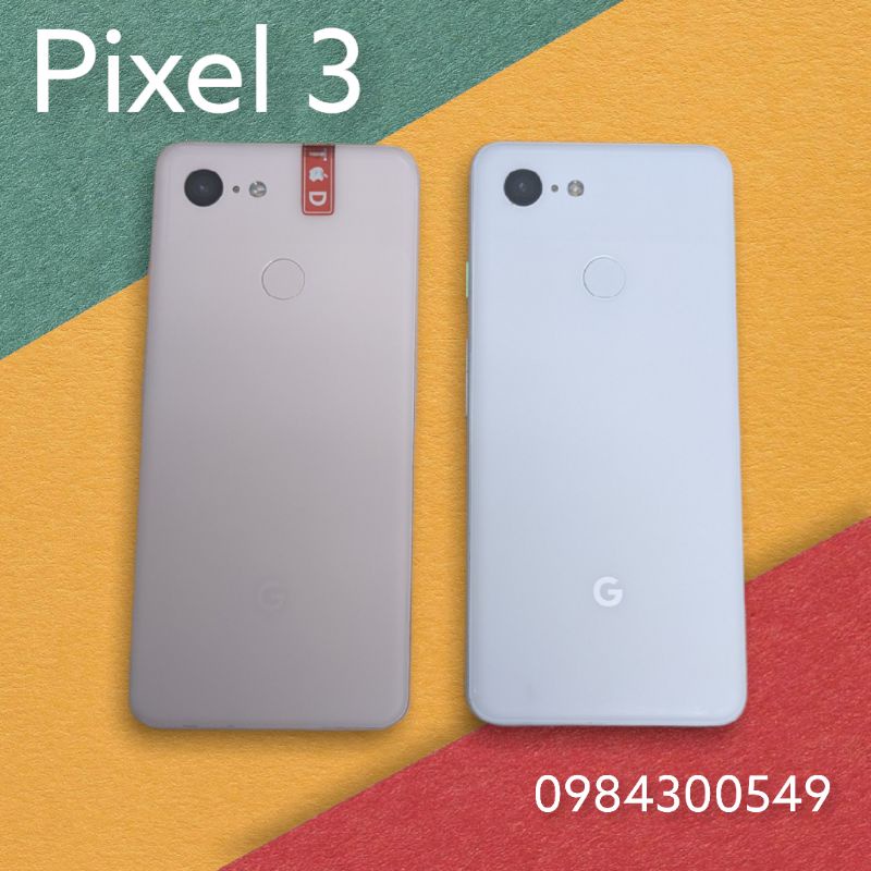 Điện thoại Google Pixel 3,ram4/64,chipS845,OLED,5.5",FullHD+