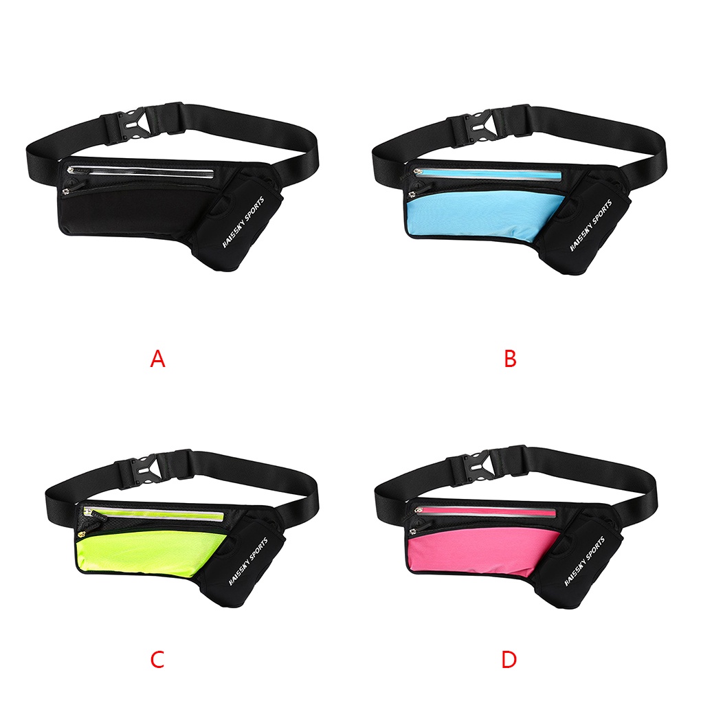 [GLOBAL] Multifunction Sport Waist Bag Water Bottle Women Men Outdoor Money Phone Pack Running Belt Pouch