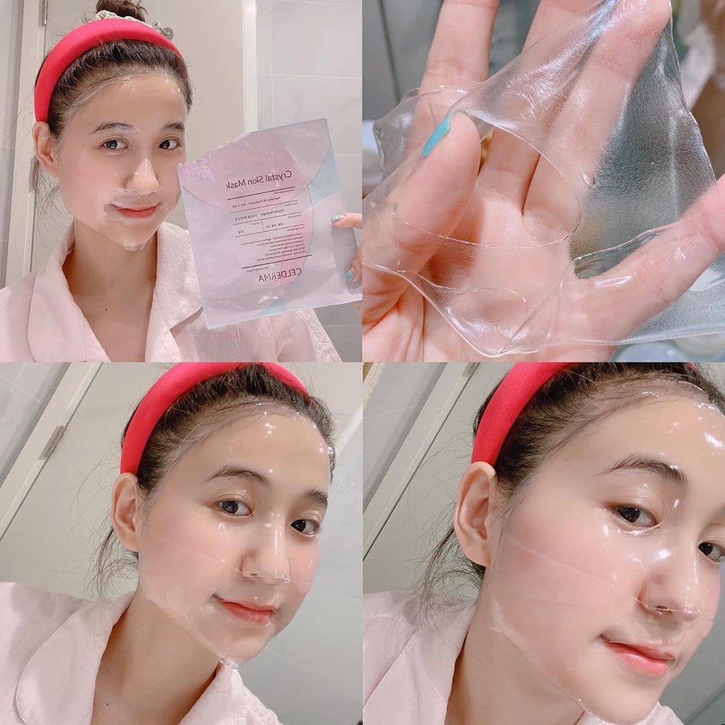 Mặt Nạ Thạch Anh Celderma Crystal Skin Mask Hàn Quốc