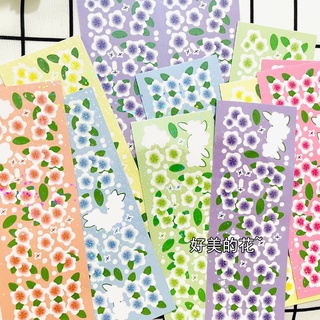 Spring flower stickers_ trang trí top, sổ