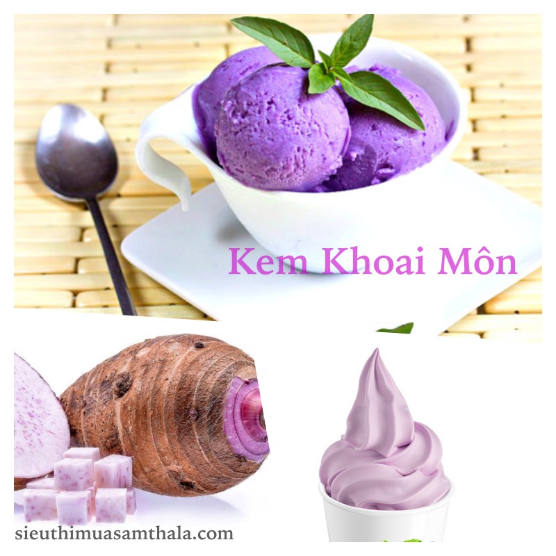 Bột Làm Kem Tươi Cao Cấp Hương Vị Việt Quất Benus