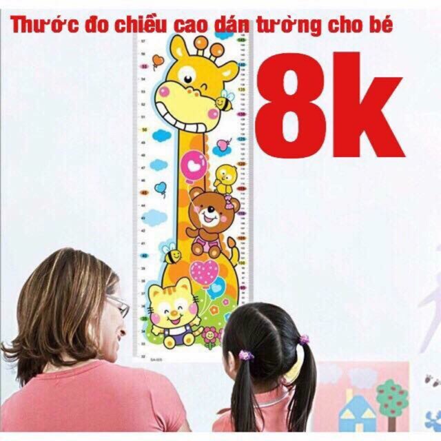 Combo 200 thước đo chiều cao cho bé